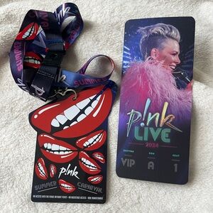 P!NK #VIP collectible #concert pass